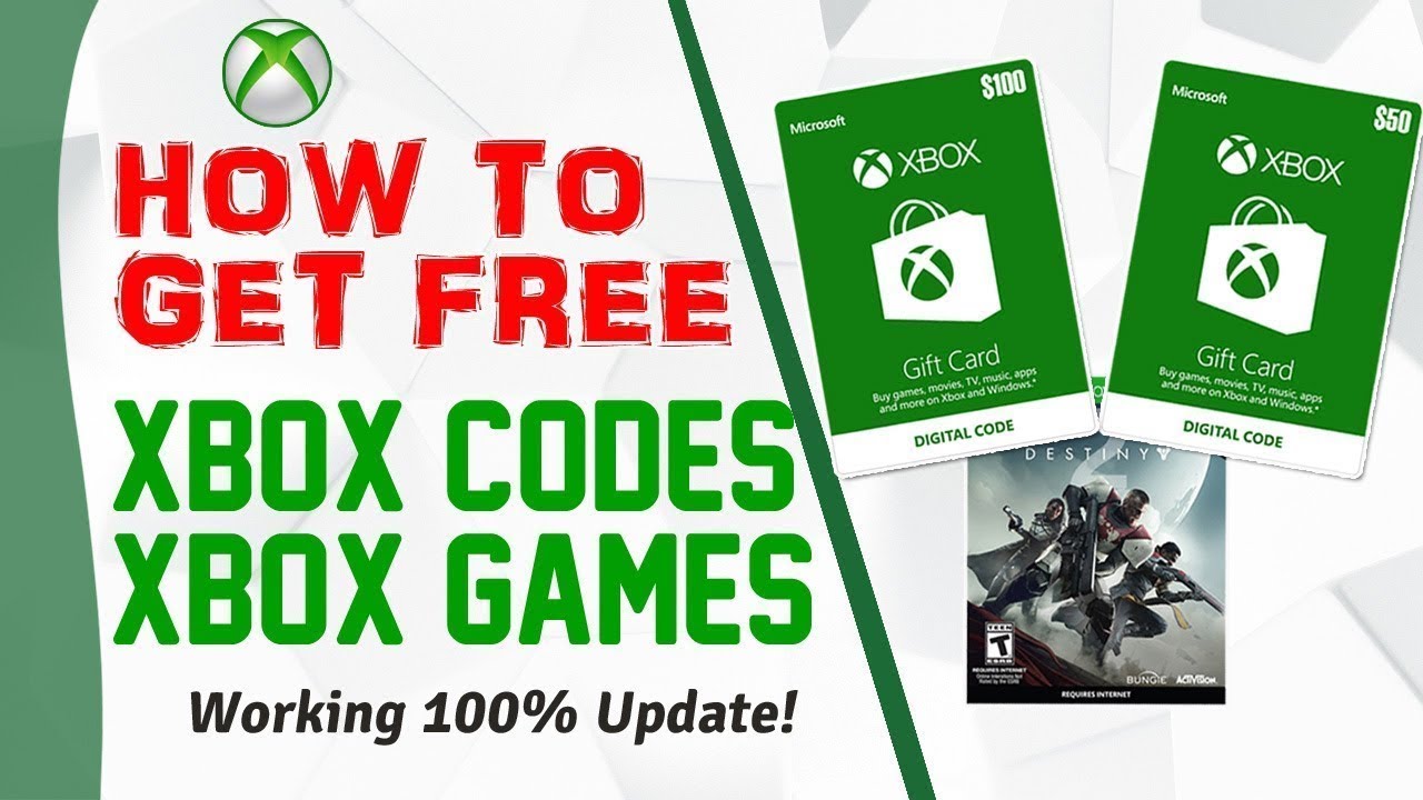 free xbox live codes unused 2019
